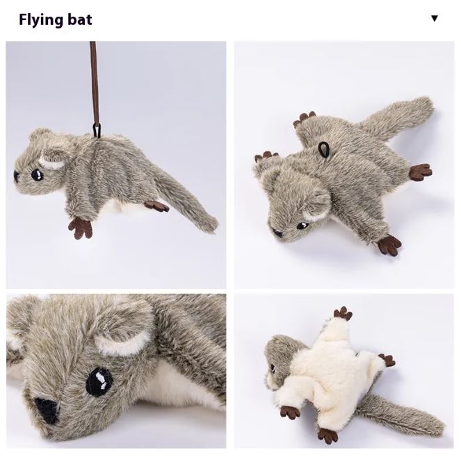 Pajarito Interactivo que Aletea para Gatos (Recargable USB)