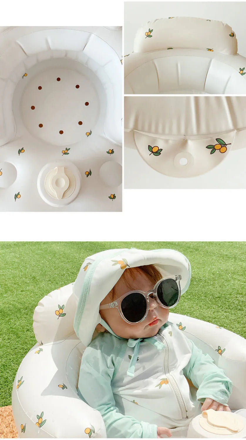 Silla Inflable para Bebé (Comedor y Baño)