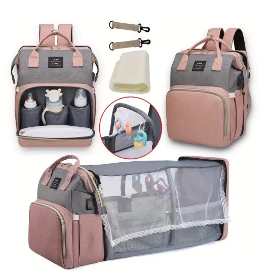 Pañalera Mochila de Gran Capacidad para Mamá